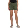 Kut From The Kloth Jane High Waist Denim Shorts In Olive