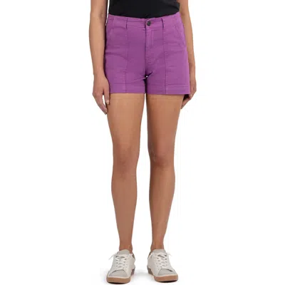 Kut From The Kloth Jane High Waist Denim Shorts In Orchid