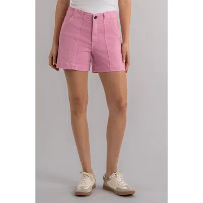 Kut From The Kloth Jane High Waist Denim Shorts In Pink