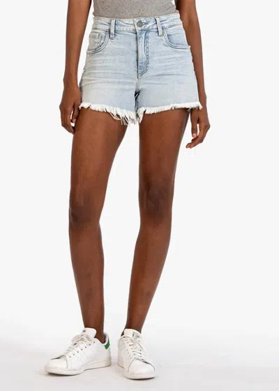 Kut From The Kloth Jane Long Shorts In Full In Blue