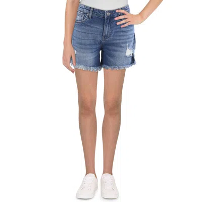 Kut From The Kloth Jane Womens Frayed Hem Denim Cutoff Shorts