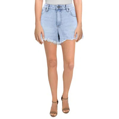 Kut From The Kloth Jane Womens Frayed Hem Denim Denim Shorts