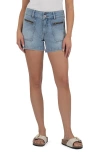 Kut From The Kloth Jane Zip Pocket Mid Rise Denim Shorts