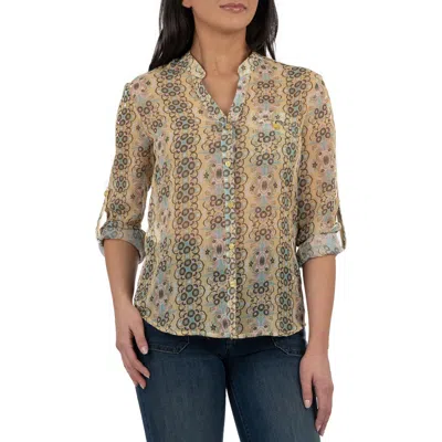 Kut From The Kloth Jasmine Chiffon Button-up Shirt