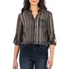 KUT FROM THE KLOTH KUT FROM THE KLOTH JASMINE CHIFFON BUTTON-UP SHIRT
