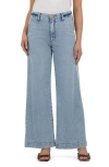 Kut From The Kloth Jean High Waist Wide Leg Trouser Jeans In Blue