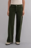 Kut From The Kloth Jean Wide Leg Corduroy Pants In Green
