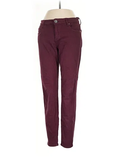 Pre-owned Kut From The Kloth Jeans In Burgundy