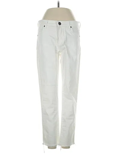 Pre-owned Kut From The Kloth Jeans In Ivory
