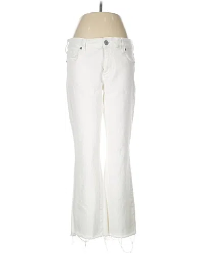 Pre-owned Kut From The Kloth Jeans In Ivory