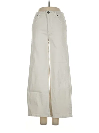 Pre-owned Kut From The Kloth Jeans In Ivory