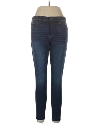 Pre-owned Kut From The Kloth Jeggings In Blue