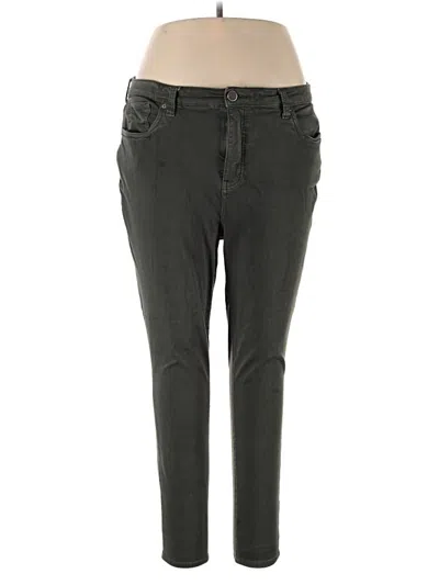 Pre-owned Kut From The Kloth Jeggings In Green