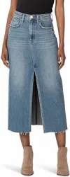 Kut From The Kloth Jen Midi Skirt In Empowering In Blue