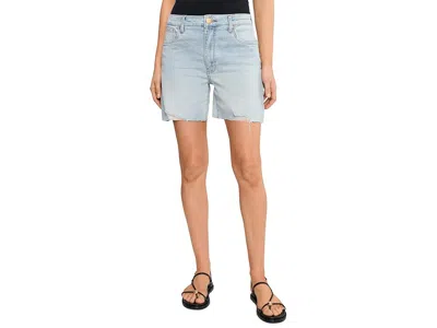 Kut From The Kloth Jenny High-rise Short-basic Raw Hem In Blue