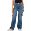 Kut From The Kloth Jodi Fab Ab High Waist Wide Leg Cargo Jeans In Invigorated