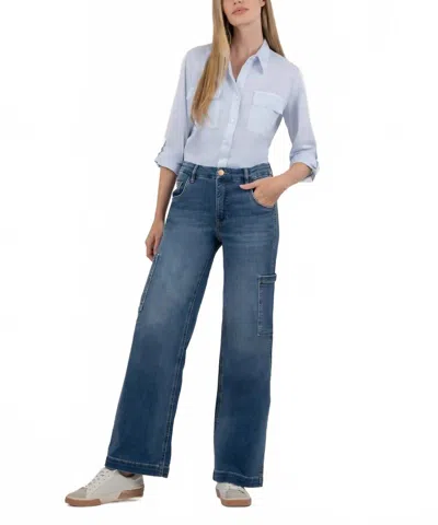 Kut From The Kloth Jodi High Rise In Creative In Blue