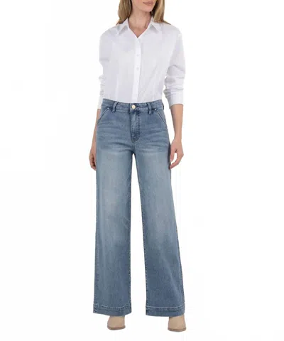 Kut From The Kloth Jodi High Rise Wide Leg Jeans In Vital
