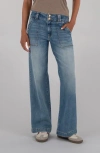 Kut From The Kloth Jodi Mid Rise Wide Leg Utility Jeans In Blue