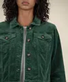 Kut From The Kloth Julie Crop Jacket In Green In Green