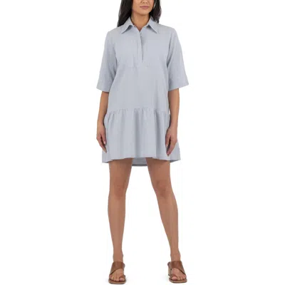 Kut From The Kloth Jupiter Stripe Cotton & Linen Shirtdress