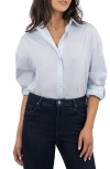 Kut From The Kloth Kaiya Boyfriend Shirt In Light Blue