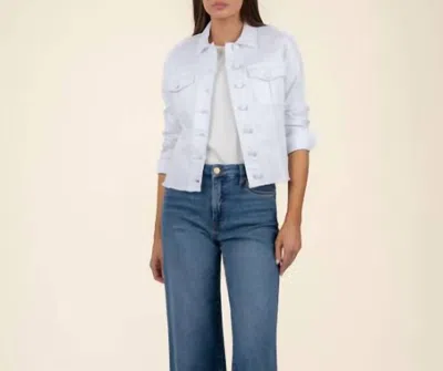 Kut From The Kloth Kara Denim Jacket In White
