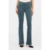Kut From The Kloth Ana Fab Ab High Waist Corduroy Flare Jeans In Lagoon