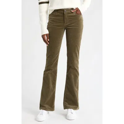 Kut From The Kloth Karen Bootcut Corduroy Pants In Moss
