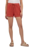 Kut From The Kloth Katana Drawstring Linen Blend Shorts