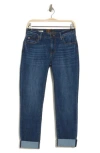 Kut From The Kloth Katy Flap Pocket Cuffed Boyfriend Jeans In Arum