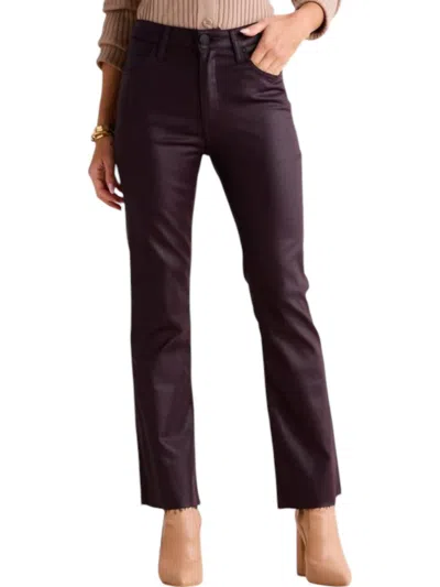 Kut From The Kloth Kelsey Coated Denim Jeans In Sangria In Yellow