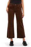 Kut From The Kloth Kelsey Corduroy Ankle Flare Pant In Brown In Brown