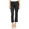 Kut From The Kloth Kelsey Crop Kick Flare Jeans In Black
