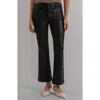 Kut From The Kloth Kelsey Crop Kick Flare Jeans In Black