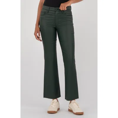 Kut From The Kloth Kelsey Crop Kick Flare Jeans In Green