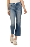 Kut From The Kloth Kelsey Fab Ab High Waist Ankle Flare Jeans In Perceptual W/ Me