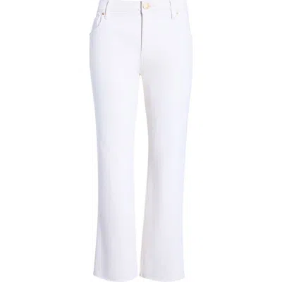 Kut From The Kloth Kelsey Fab Ab High Waist Ankle Flare Jeans In White