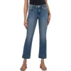 Kut From The Kloth Ashley Raw Hem High Waist Ankle Slouchy Barrel Jeans In Defiant