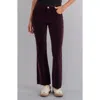 Kut From The Kloth Kelsey Fab Ab High Waist Raw Hem Ankle Kick Flare Corduroy Pants In Purple