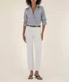 Kut From The Kloth Kelsey High Rise Ankle Flare In Ecru In White