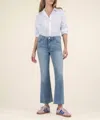 Kut From The Kloth Kelsey High Rise Ankle Flare Jeans In Honest With Medium Base Wash