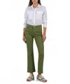 Kut From The Kloth Kelsey High Rise Ankle Flare Jeans In Army Green In Green