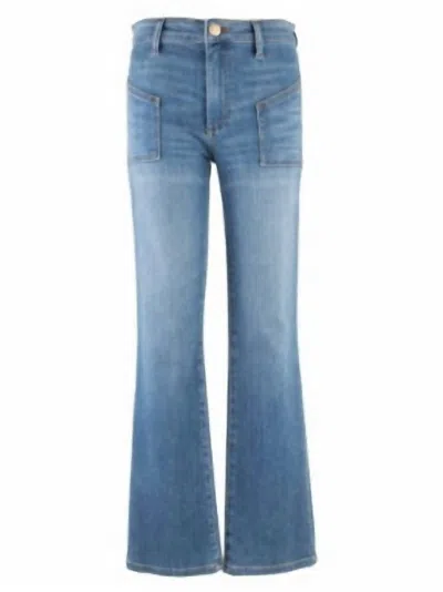 Kut From The Kloth Kelsey High-rise Ankle Flare Jeans In Blue