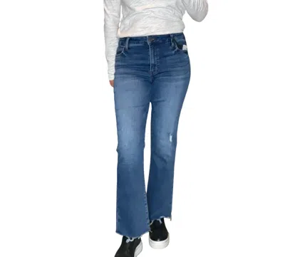 Kut From The Kloth Kelsey High Rise Ankle Flare Jeans In Blue