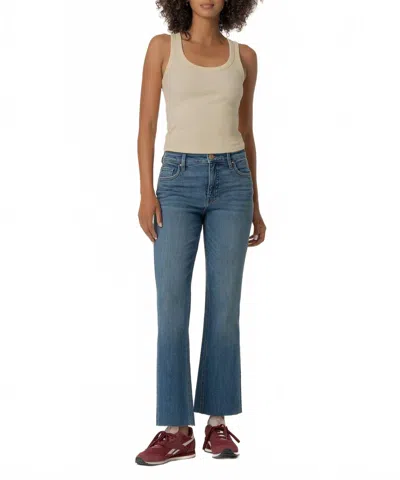 Kut From The Kloth Kelsey High Rise Ankle Flare Leg Jeans In Wonderful In Multi