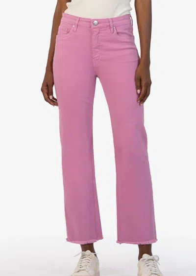 Kut From The Kloth Kelsey High Rise Ankle Jeans In Lavender In Pink