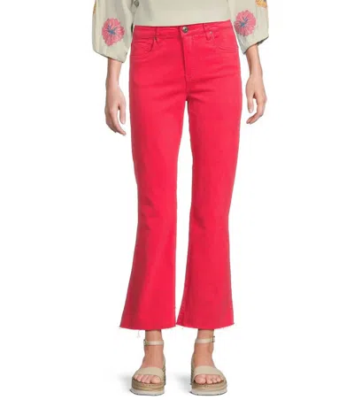 Kut From The Kloth Kelsey High Rise Ankle Jeans In Strawberry In Red
