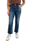 Kut From The Kloth Kelsey High Rise Fab Ab Ankle Flare Jeans In Reassuring Wash In Multi