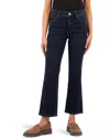 Kut From The Kloth Kelsey Fab Ab High Waist Ankle Flare Jeans In Multi
